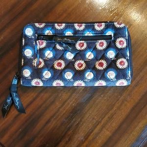 Vera Bradley Night Owl Zip Wallet